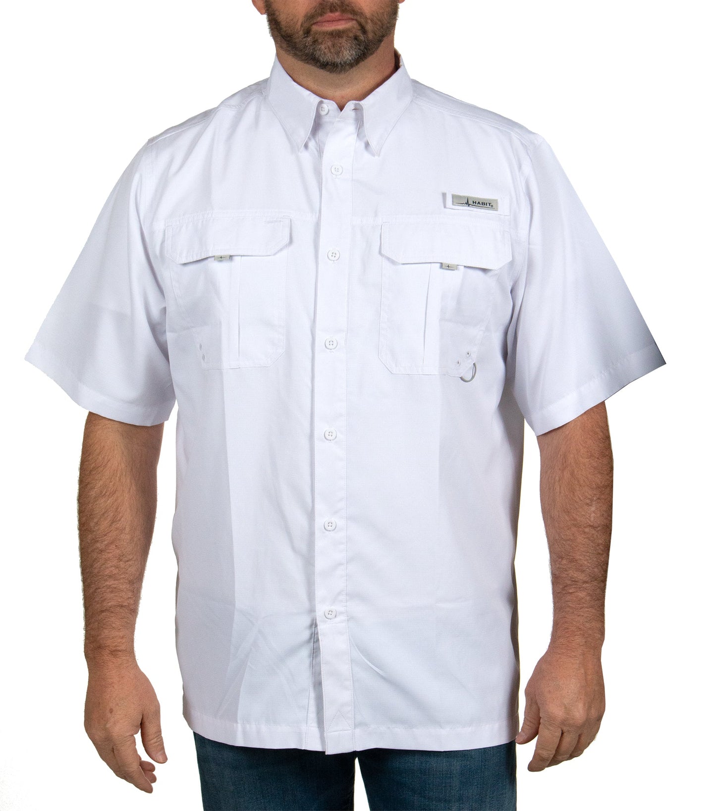 Habit Fourche Mountain Short Sleeve River Guide Fishing Shirt