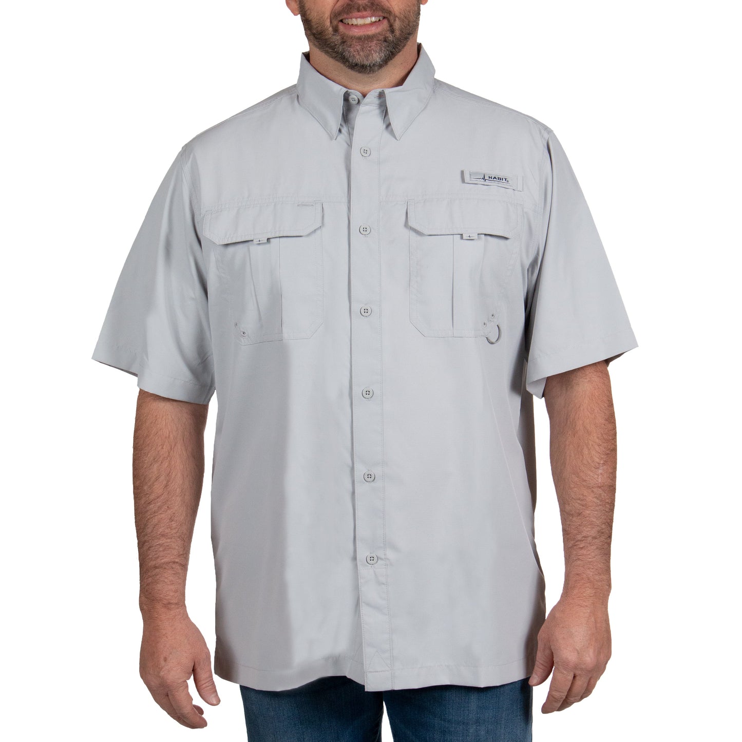 Habit Fourche Mountain Short Sleeve River Guide Fishing Shirt