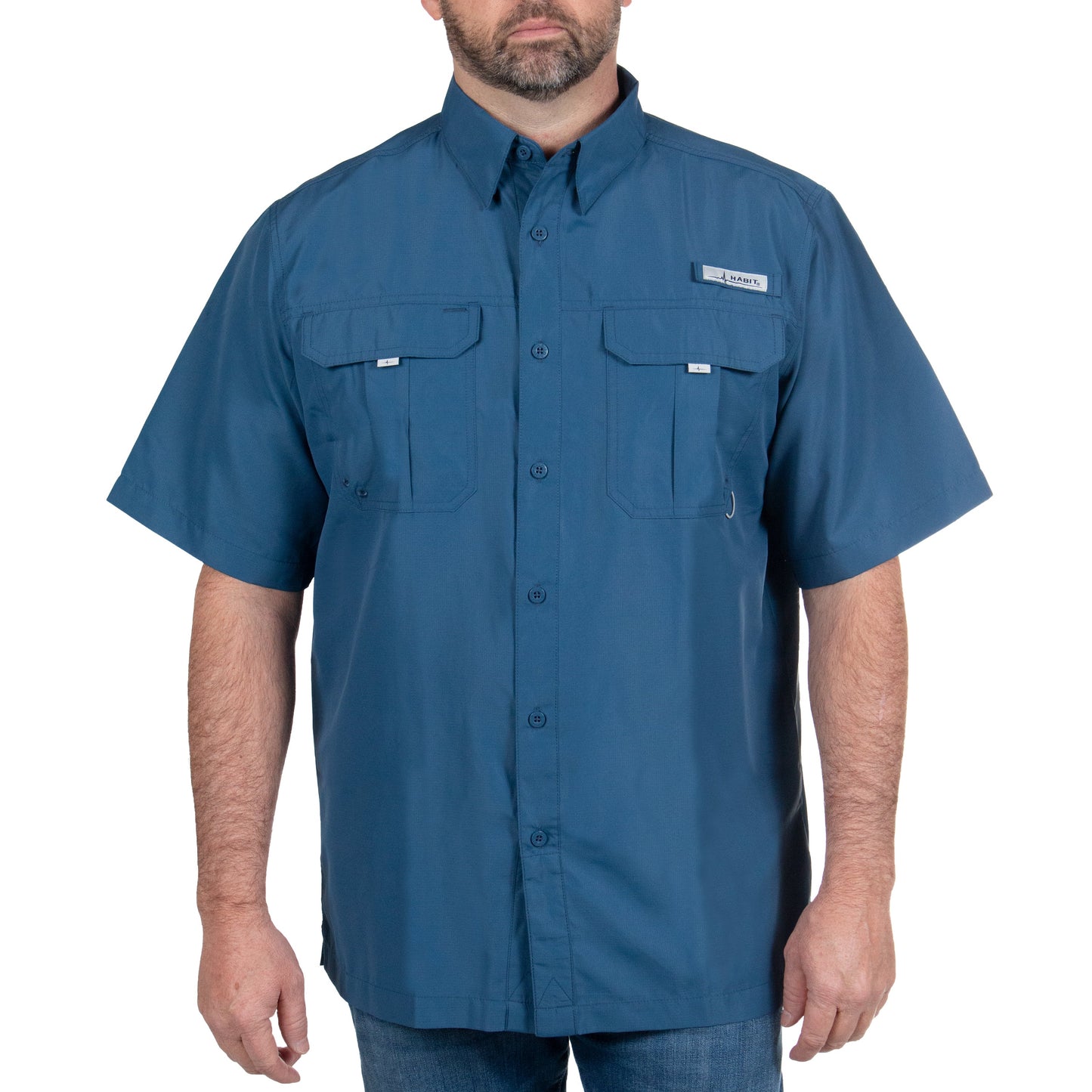 Habit Fourche Mountain Short Sleeve River Guide Fishing Shirt